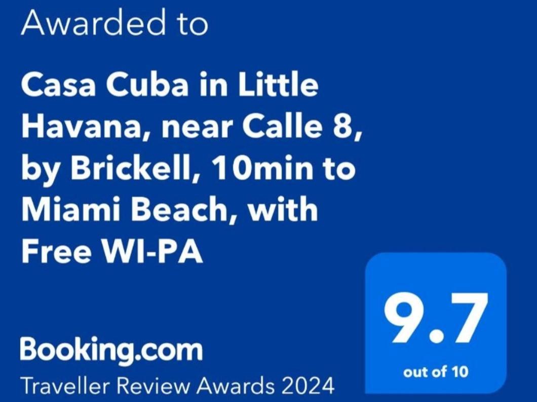Casa Cuba In Little Havana, Brickell, Calle 8 And 10 Minutes To The Beach Free Parking Μαϊάμι Εξωτερικό φωτογραφία